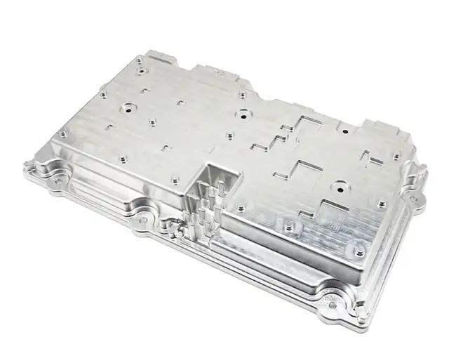 Large aluminium enclosure base, milled from plate